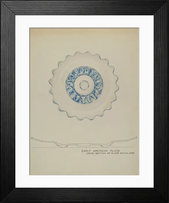 Framed Print : Glass Plate, c. 1936. Creator: Wellington Blewett Framed Print : Glass Plate, c. 1936. Creator: Wellington Blewett