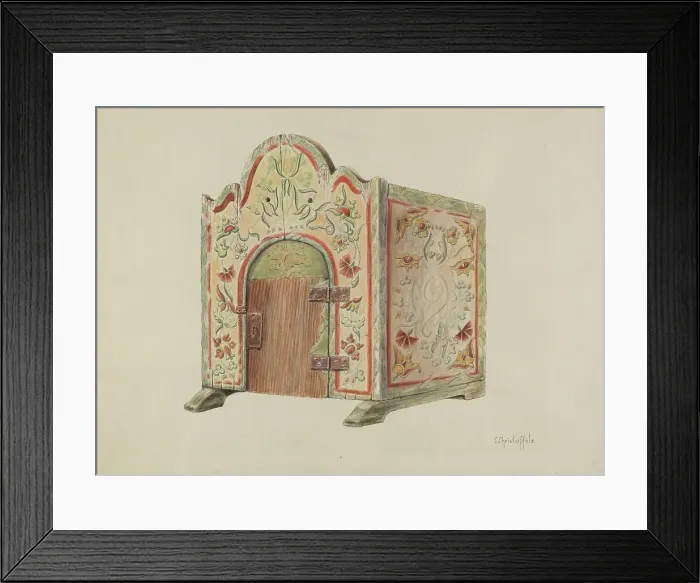 Framed Print : Tabernacle (Ecclesiastical Furniture), c. 1938. Creator: Cornelius Christoffels Framed Print : Tabernacle (Ecclesiastical Furniture), c. 1938. Creator: Cornelius Christoffels