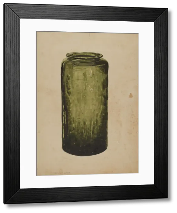 Framed Print : Jar, c. 1937. Creator: John Dana Framed Print : Jar, c. 1937. Creator: John Dana