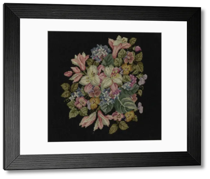 Framed Print : Chair Seat, England, c. 1880. Creator: Unknown Framed Print : Chair Seat, England, c. 1880. Creator: Unknown