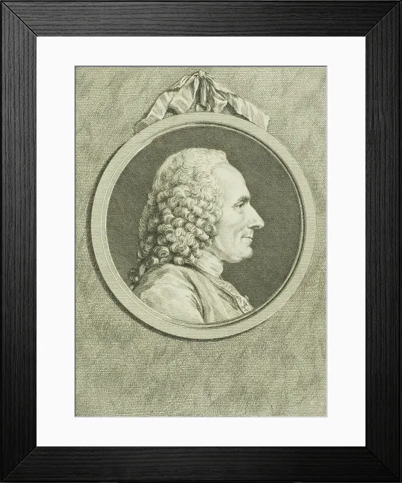 Framed Print : J.B. Restout, n.d. Creator: Charles Nicolas Cochin Framed Print : J.B. Restout, n.d. Creator: Charles Nicolas Cochin