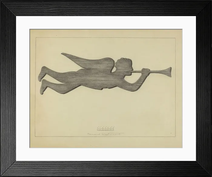 Framed Print : Weather Vane, c. 1936. Creator: Bernard Westmacott Framed Print : Weather Vane, c. 1936. Creator: Bernard Westmacott