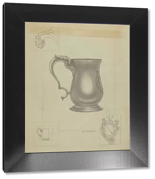 Silver Mug, c. 1936. Creator: Hans Westendorff