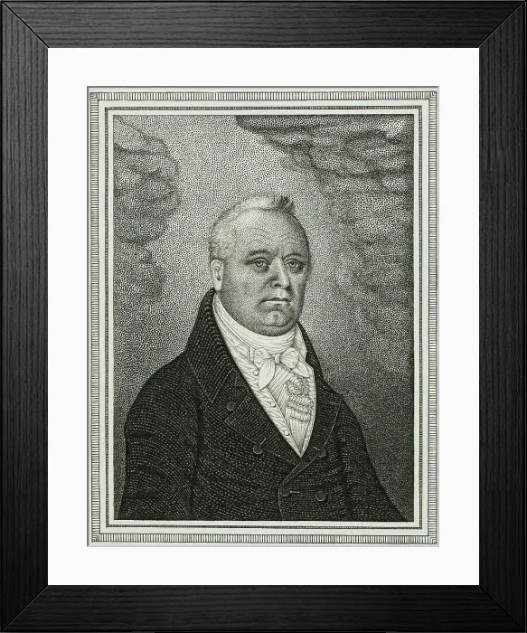 Framed Print : Oliver Wolcott, Governor of Connecticut, 1819. Creator: Isaac Sanford Framed Print : Oliver Wolcott, Governor of Connecticut, 1819. Creator: Isaac Sanford