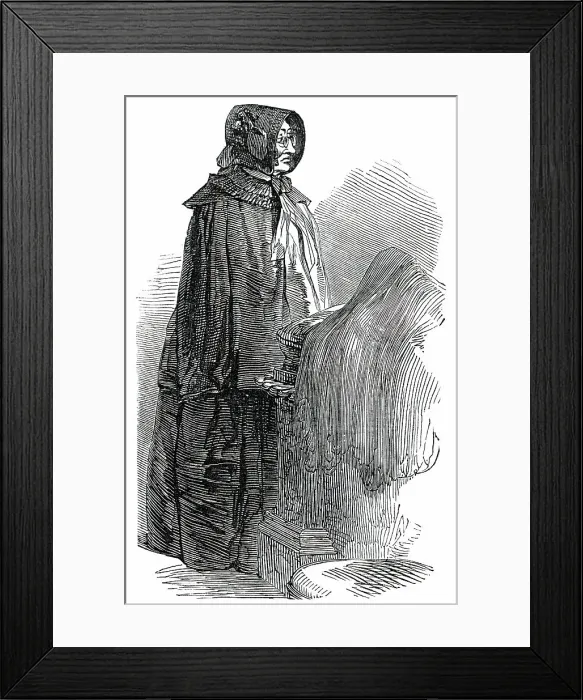 Framed Print : The late Madame Tussaud, 1850. Creator: Unknown Framed Print : The late Madame Tussaud, 1850. Creator: Unknown