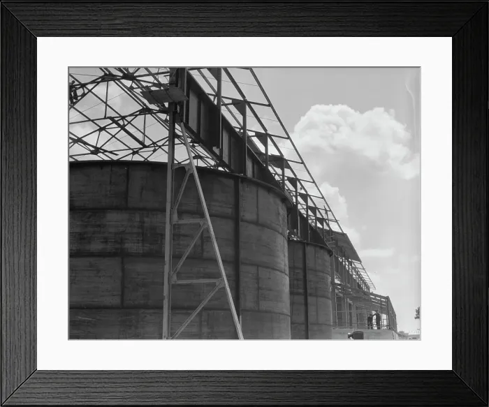 Framed Print : Turpentine still, Georgia, 1937. Creator: Dorothea Lange Framed Print : Turpentine still, Georgia, 1937. Creator: Dorothea Lange