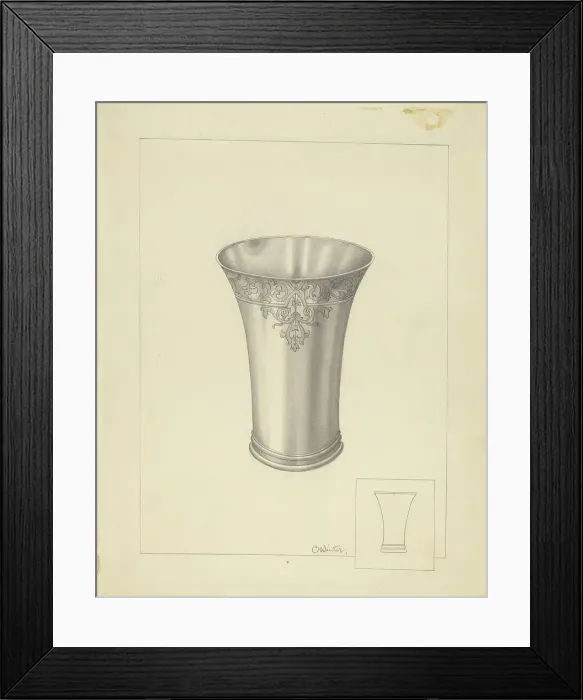 Framed Print : Beaker, 1935 / 1942. Creator: Charlotte Winter Framed Print : Beaker, 1935 / 1942. Creator: Charlotte Winter