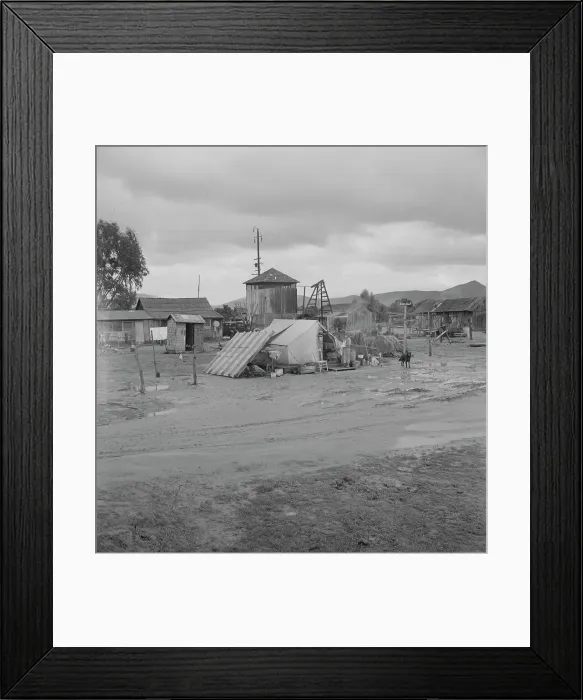 Framed Print : Mexican migratory citrus worker's family, near Strathmore, California, 1939. Creator: Dorothea Lange Framed Print : Mexican migratory citrus worker's family, near Strathmore, California, 1939. Creator: Dorothea Lange