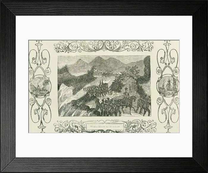 Framed Print : Wool's March to Monclova, 1849. Creator: Unknown Framed Print : Wool's March to Monclova, 1849. Creator: Unknown