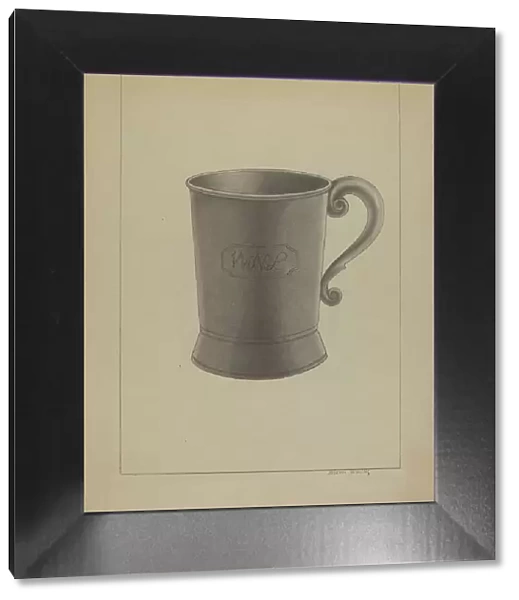 Britannia Mug, c. 1936. Creator: Joseph Wolins