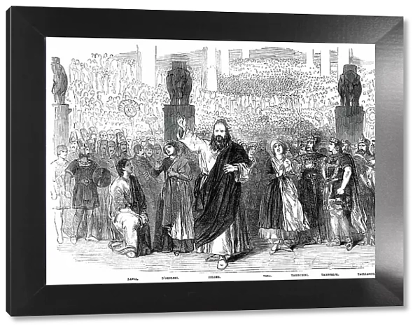 Scene form 'Zora', at the Royal Italian Opera, 1850. Creator: Unknown. Scene form 'Zora', at the Royal Italian Opera, 1850. Creator: Unknown