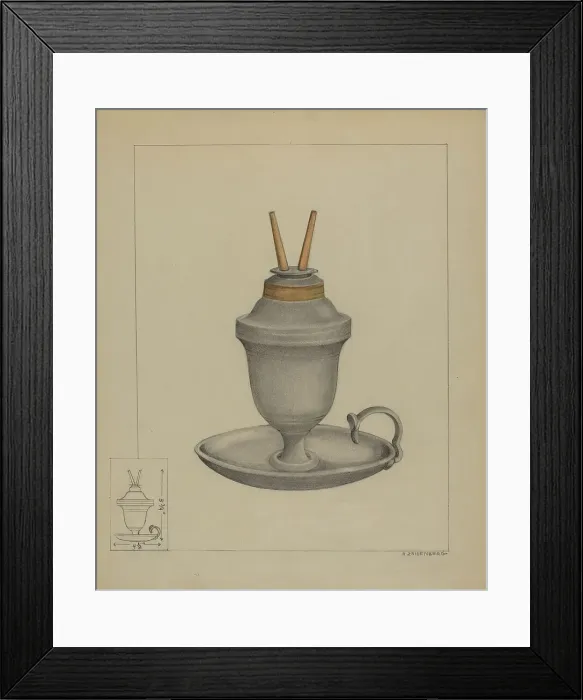 Framed Print : Lamp, c. 1936. Creator: A. Zaidenberg Framed Print : Lamp, c. 1936. Creator: A. Zaidenberg