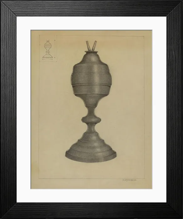 Framed Print : Lamp, c. 1936. Creator: A. Zaidenberg Framed Print : Lamp, c. 1936. Creator: A. Zaidenberg