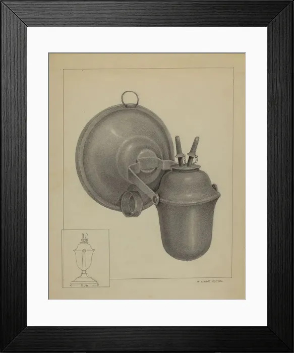 Framed Print : Lamp, c. 1936. Creator: A. Zaidenberg Framed Print : Lamp, c. 1936. Creator: A. Zaidenberg