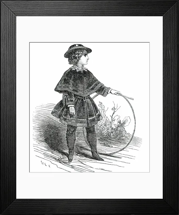 Framed Print : Paris Fashions for the New Year, 1850. Creator: Unknown Framed Print : Paris Fashions for the New Year, 1850. Creator: Unknown