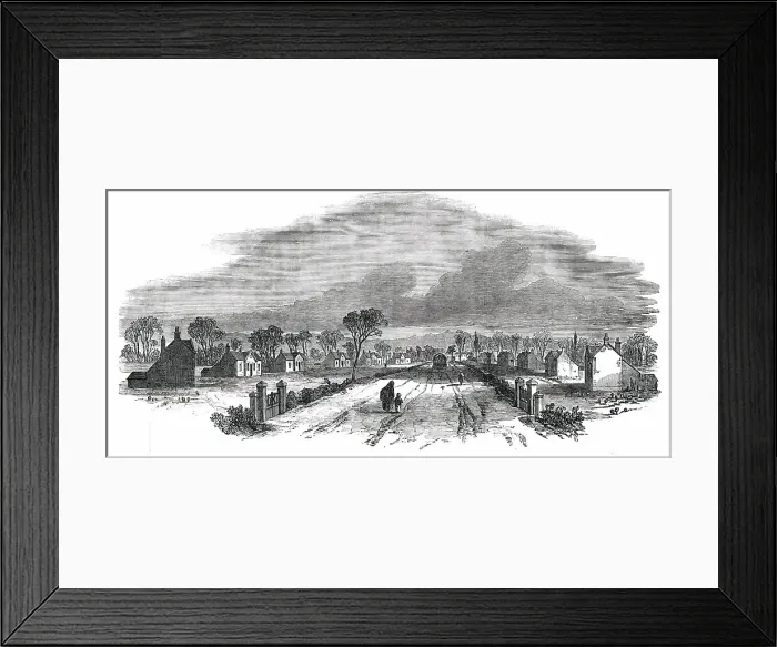 Framed Print : Snig's End - (from the Road), 1850. Creator: Unknown Framed Print : Snig's End - (from the Road), 1850. Creator: Unknown