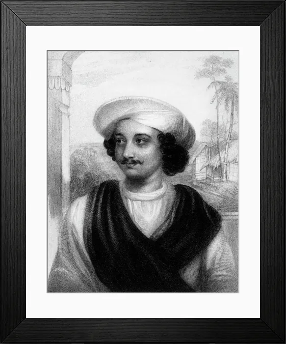 Framed Print : Baboo, Kasiprasad Ghosh, 1835. Creator: Unknown Framed Print : Baboo, Kasiprasad Ghosh, 1835. Creator: Unknown