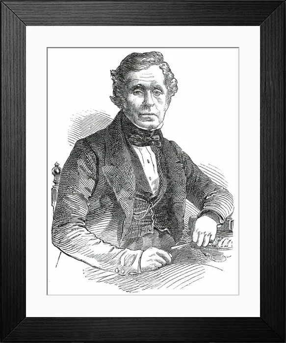 Framed Print : Sir David Brewster, K.G. President of the British Association, 1850. Creator: Unknown Framed Print : Sir David Brewster, K.G. President of the British Association, 1850. Creator: Unknown