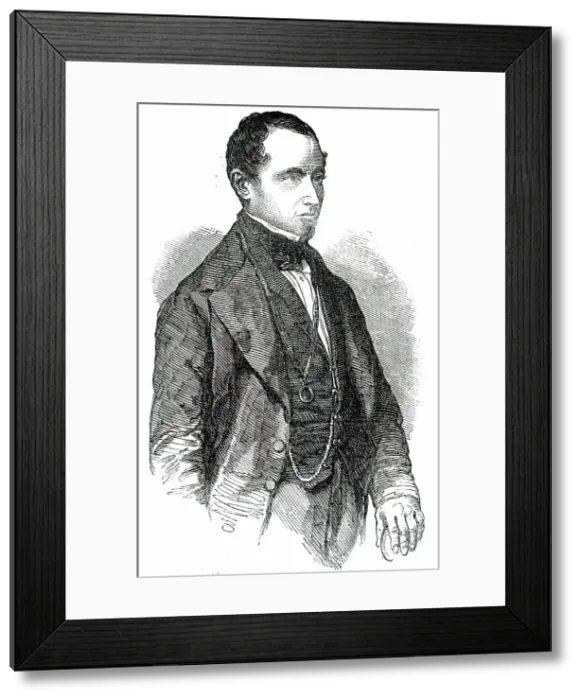 Framed Print : A. J. E. Cockburn, Esq. LL.B. M.P. for Southampton; Solicitor-General for England, 1850. Creator: Unknown Framed Print : A. J. E. Cockburn, Esq. LL.B. M.P. for Southampton; Solicitor-General for England, 1850. Creator: Unknown