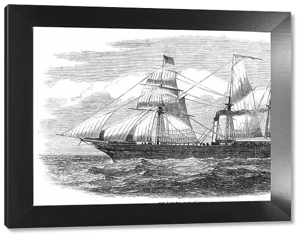 The 'Helena Sloman' Steam-Ship, 1850. Creator: Unknown. The 'Helena Sloman' Steam-Ship, 1850. Creator: Unknown