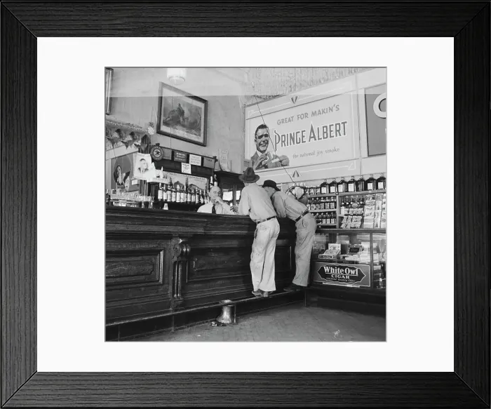 Framed Print : Original bar of Helldorado, Crystal Palace Saloon, Tombstone, Arizona, 1938. Creator: Dorothea Lange. Original bar of Helldorado, Crystal Palace Saloon, Tombstone, Arizona, 1938. Creator: Dorothea Lange Framed Print : Original bar of Helldorado, Crystal Palace Saloon, Tombstone, Arizona, 1938. Creator: Dorothea Lange. Original bar of Helldorado, Crystal Palace Saloon, Tombstone, Arizona, 1938. Creator: Dorothea Lange