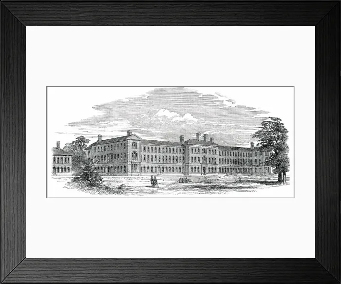 Framed Print : The North Surrey Industrial Schools, at Anerly, 1850. Creator: Unknown Framed Print : The North Surrey Industrial Schools, at Anerly, 1850. Creator: Unknown
