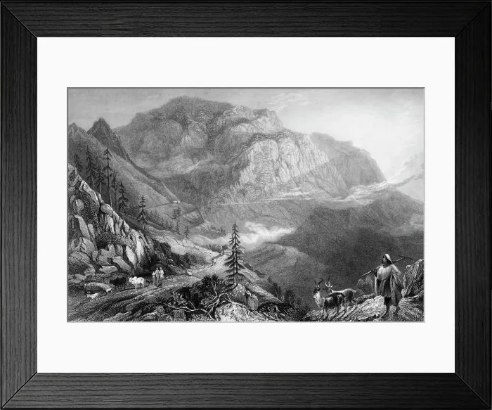 Framed Print : Mohuna, near Deobun, 1845. Creator: Unknown Framed Print : Mohuna, near Deobun, 1845. Creator: Unknown