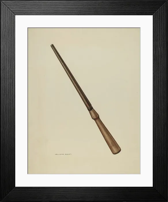 Framed Print : Curling Iron, c. 1939. Creator: Wellington Blewett Framed Print : Curling Iron, c. 1939. Creator: Wellington Blewett