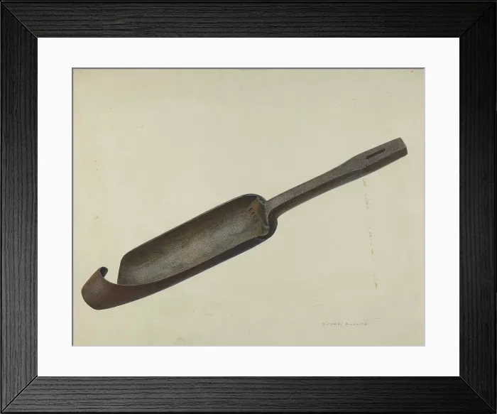 Framed Print : Pump Stock Reamer, c. 1940. Creator: Oscar Bluhme Framed Print : Pump Stock Reamer, c. 1940. Creator: Oscar Bluhme