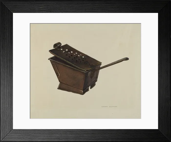 Framed Print : Hot Coal Carrier, c. 1940. Creator: Oscar Bluhme Framed Print : Hot Coal Carrier, c. 1940. Creator: Oscar Bluhme