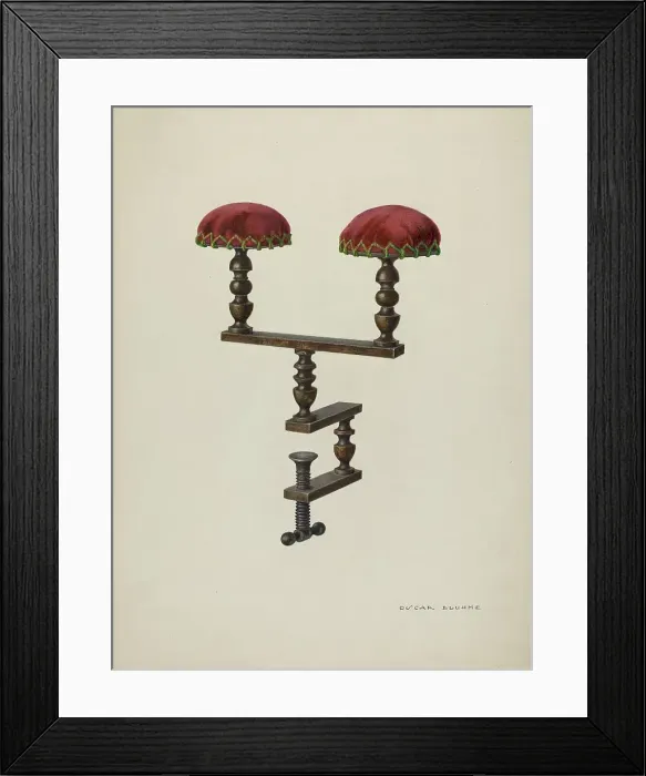 Framed Print : Twin Sewing Bird, 1940. Creator: Oscar Bluhme Framed Print : Twin Sewing Bird, 1940. Creator: Oscar Bluhme