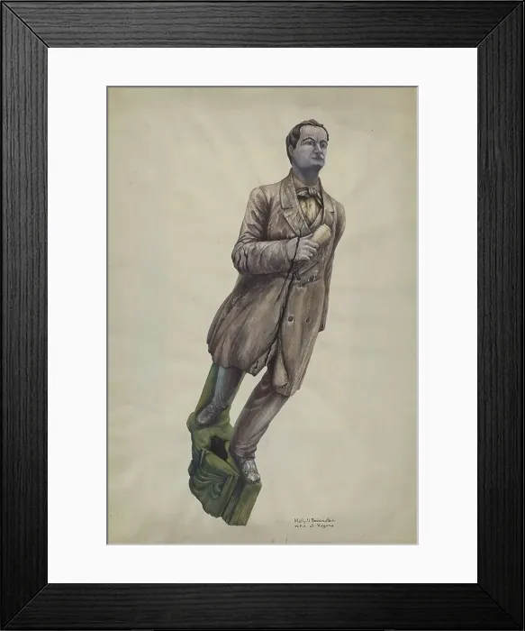 Framed Print : Figurehead General Schofield, c. 1939. Creator: Molly Bodenstein. Figurehead General Schofield, c. 1939. Creator: Molly Bodenstein Framed Print : Figurehead General Schofield, c. 1939. Creator: Molly Bodenstein. Figurehead General Schofield, c. 1939. Creator: Molly Bodenstein