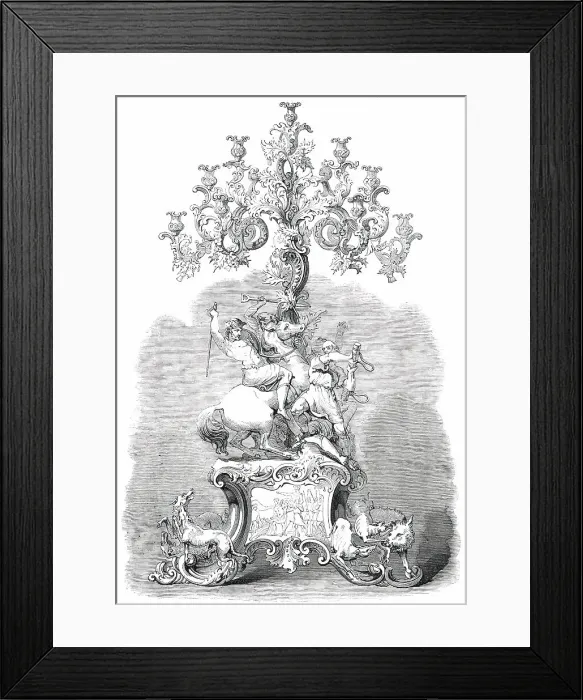 Framed Print : Testimonial presented to the Marquis of Tweeddale, K.T. and C.B. 1850. Creator: Unknown Framed Print : Testimonial presented to the Marquis of Tweeddale, K.T. and C.B. 1850. Creator: Unknown