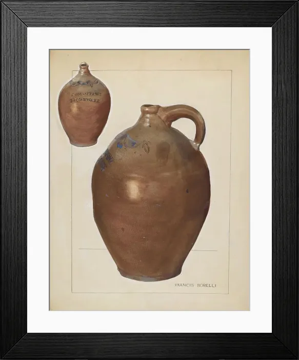 Framed Print : Jug, c. 1939. Creator: Francis Borelli Framed Print : Jug, c. 1939. Creator: Francis Borelli