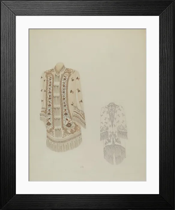 Framed Print : Opera Shoulder Wrap, c. 1937. Creator: Joseph L. Boyd Framed Print : Opera Shoulder Wrap, c. 1937. Creator: Joseph L. Boyd