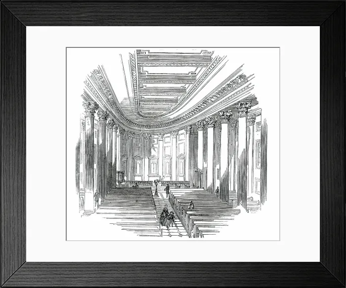 Framed Print : St. Paul's Church, Malta, Built at the Expense of the late Queen Dowager Adelaide, 1850. Creator: Unknown Framed Print : St. Paul's Church, Malta, Built at the Expense of the late Queen Dowager Adelaide, 1850. Creator: Unknown