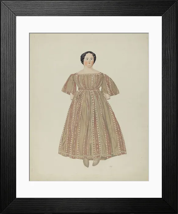 Framed Print : Doll, c. 1937. Creator: Joseph L. Boyd Framed Print : Doll, c. 1937. Creator: Joseph L. Boyd
