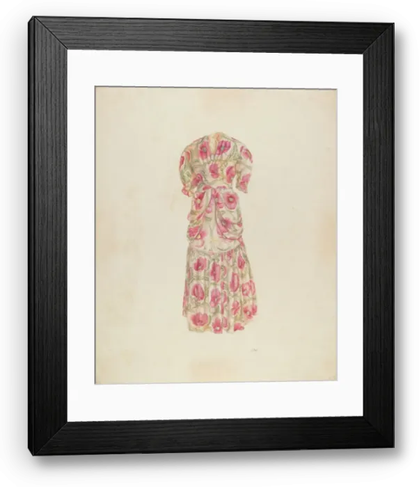 Framed Print : Evening Dress, c. 1937. Creator: Joseph L. Boyd Framed Print : Evening Dress, c. 1937. Creator: Joseph L. Boyd