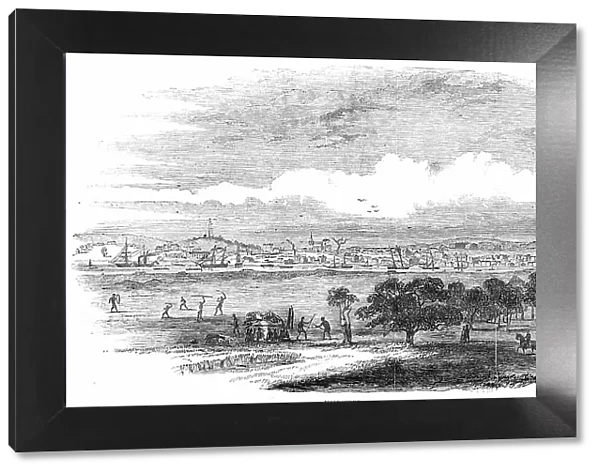 Melbourne, the Capital of Port Phillip, 1850. Creator: Unknown