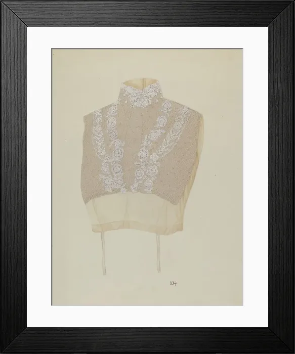 Framed Print : Waist, c. 1938. Creator: Joseph L. Boyd Framed Print : Waist, c. 1938. Creator: Joseph L. Boyd