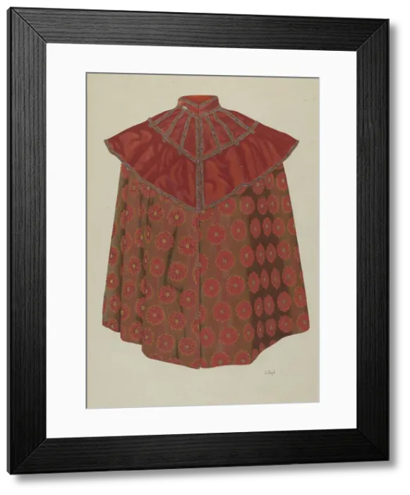 Framed Print : Cape, c. 1938. Creator: Joseph L. Boyd Framed Print : Cape, c. 1938. Creator: Joseph L. Boyd
