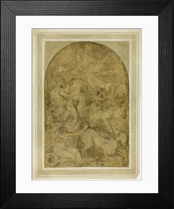 Framed Print : Rape of Proserpina, 1550 / 59. Creator: Unknown Framed Print : Rape of Proserpina, 1550 / 59. Creator: Unknown