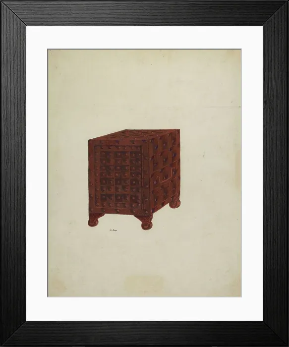 Framed Print : Safe, c. 1938. Creator: Joseph L. Boyd Framed Print : Safe, c. 1938. Creator: Joseph L. Boyd