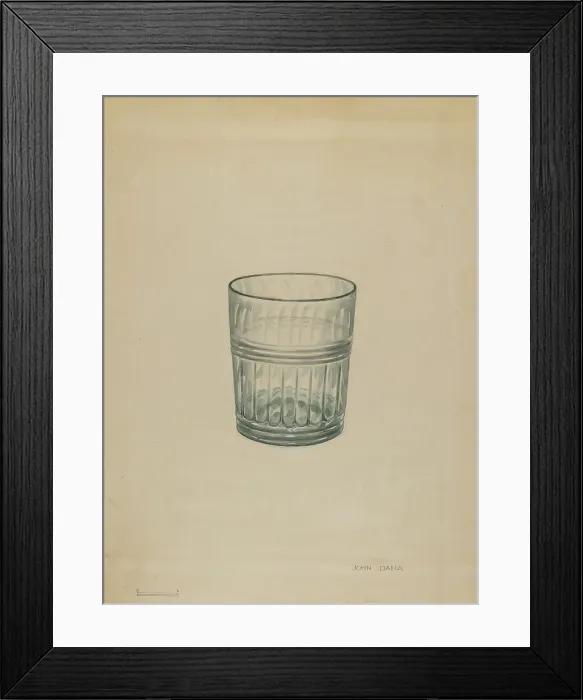 Framed Print : Tumbler, c. 1936. Creator: John Dana Framed Print : Tumbler, c. 1936. Creator: John Dana