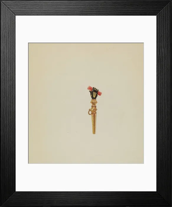 Framed Print : Watch Key, c. 1938. Creator: Robert Clark Framed Print : Watch Key, c. 1938. Creator: Robert Clark