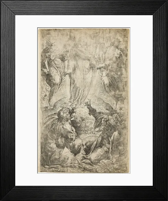 Framed Print : The Transfiguration, c.1590. Creator: Camillo Procaccini Framed Print : The Transfiguration, c.1590. Creator: Camillo Procaccini