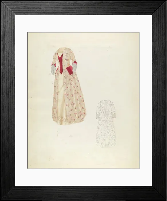 Framed Print : Dress, c. 1937. Creator: Joseph L. Boyd Framed Print : Dress, c. 1937. Creator: Joseph L. Boyd
