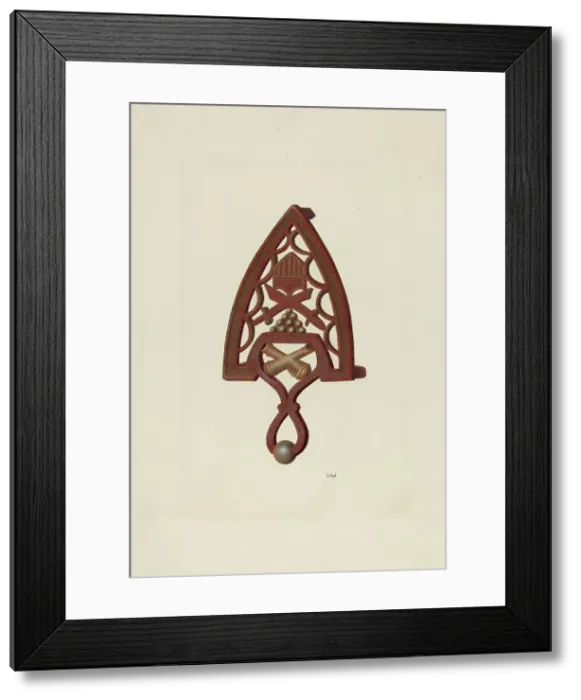 Framed Print : Trivet, 1935 / 1942. Creator: Joseph L. Boyd Framed Print : Trivet, 1935 / 1942. Creator: Joseph L. Boyd