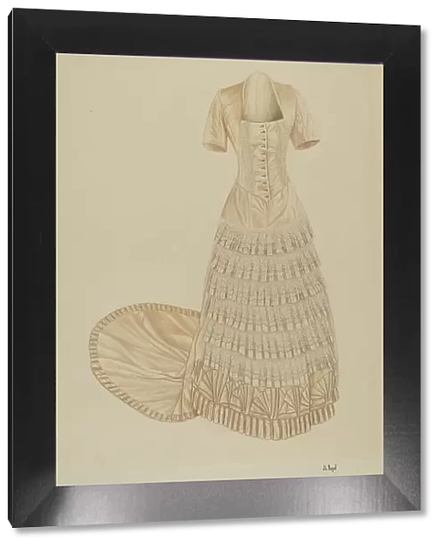 Evening Dress, c. 1938. Creator: Joseph L. Boyd