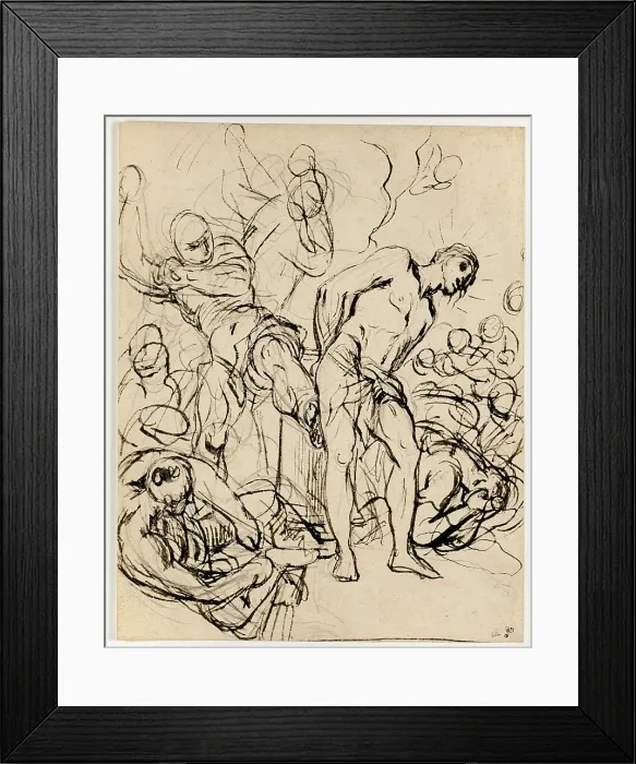Framed Print : The Flagellation of Christ, n.d. Creator: Carlo Maratta Framed Print : The Flagellation of Christ, n.d. Creator: Carlo Maratta